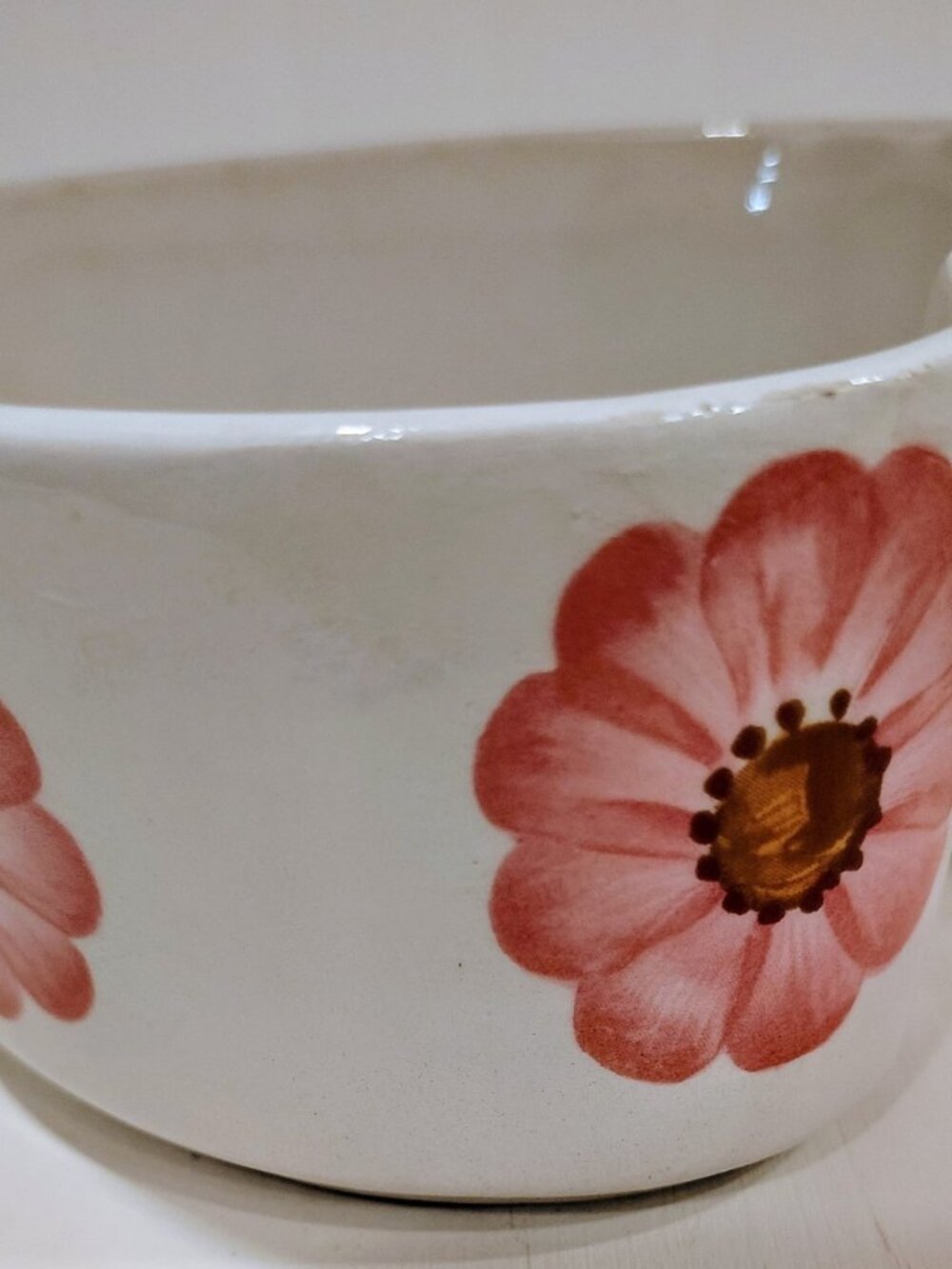 Vintage FTD Curvy Heart Bowl Planter 1979 Portugal Ceramic Love Valentine's Day